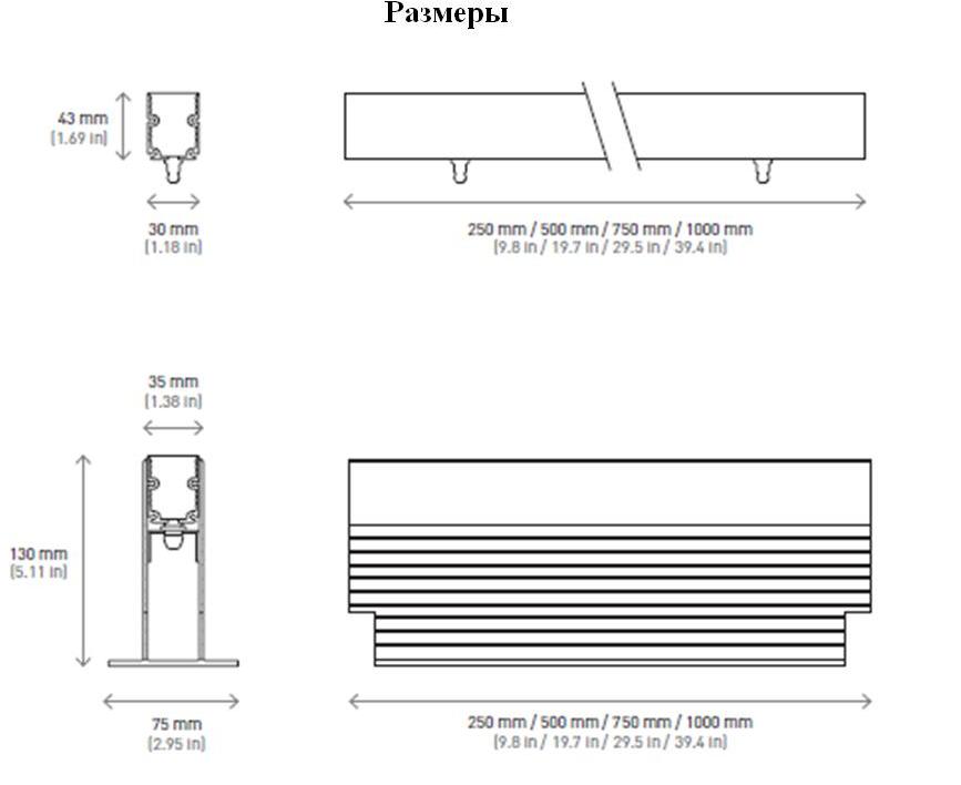 размеры ground liner